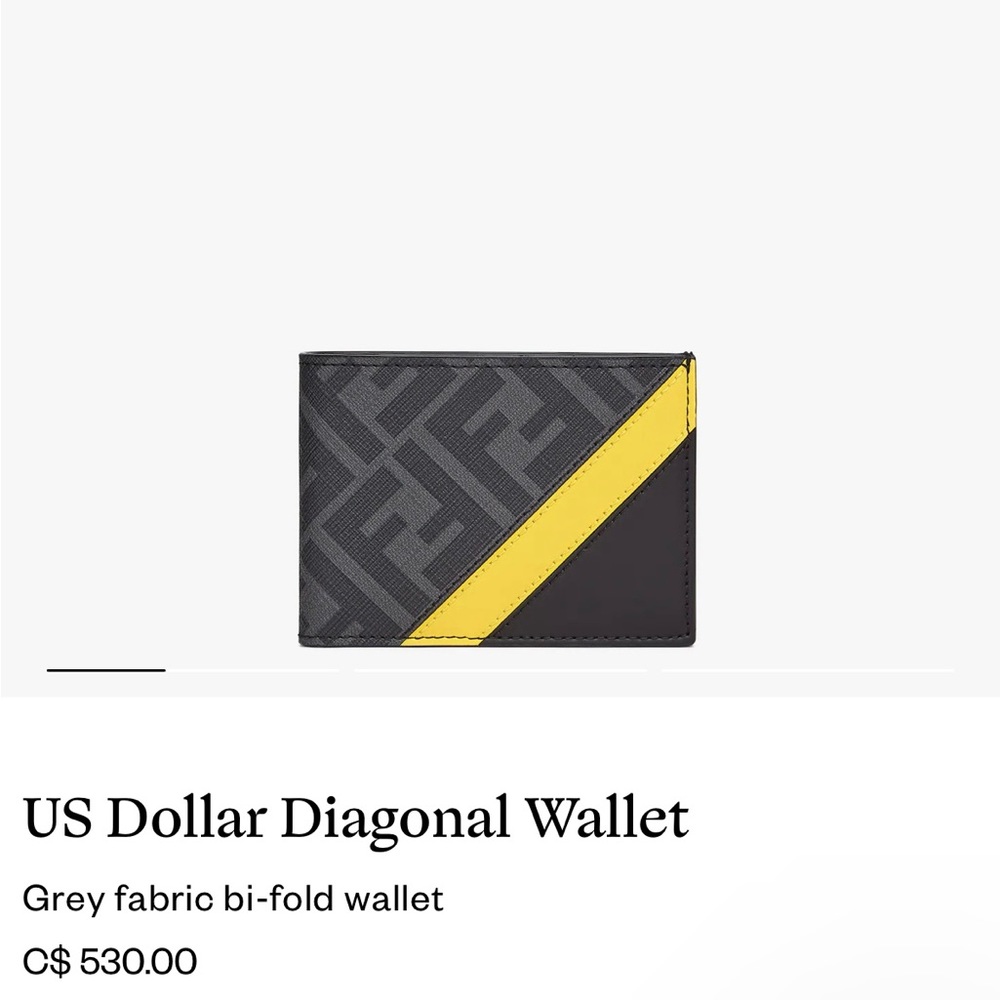 FENDI wallet unused